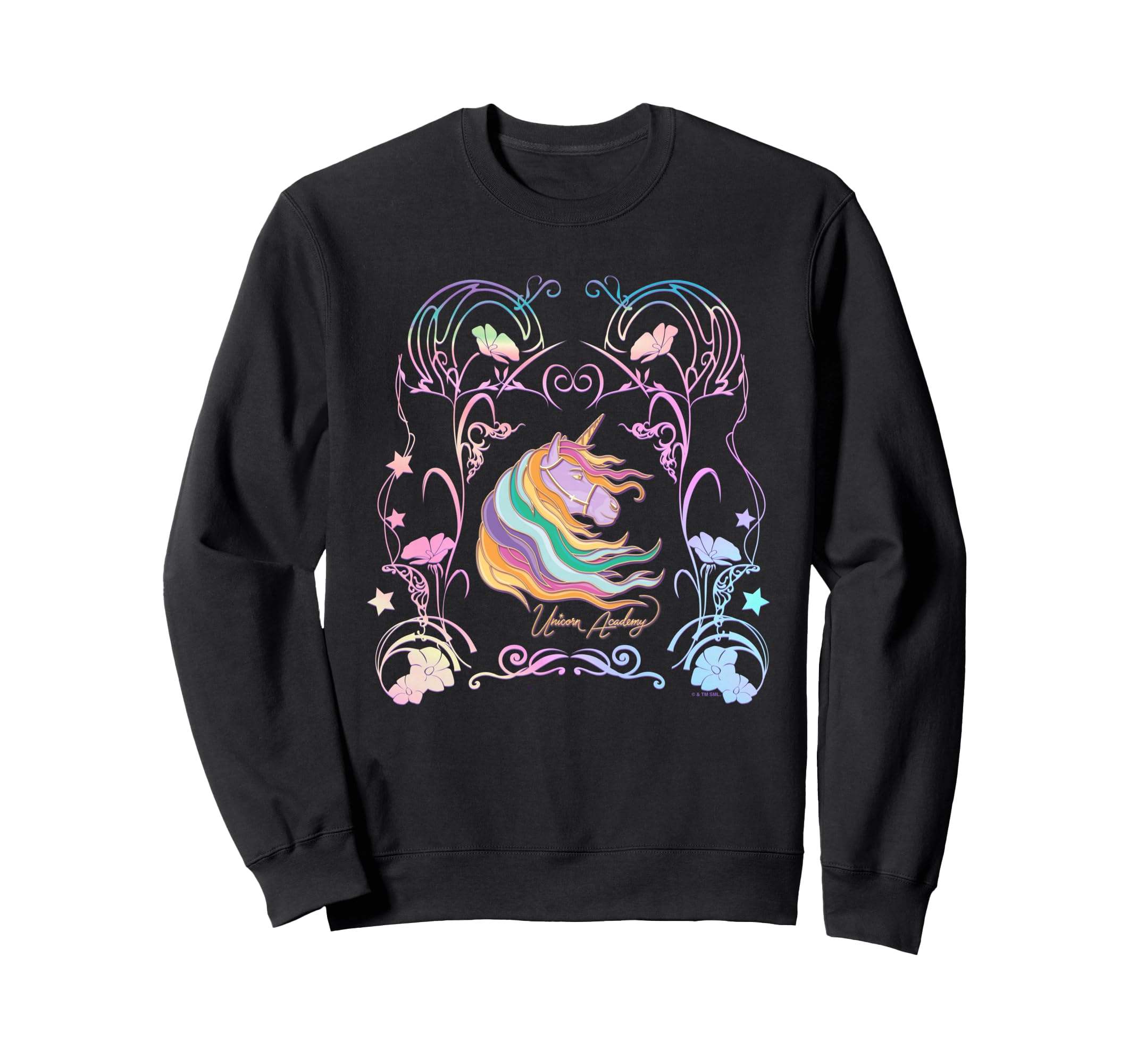 Unicorn Academy Alluring Graphic Logo Sweatshirt