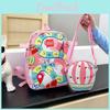 Cute Colorful And Childrens Nylon Backpack Ideal For Kindergarten With Detachable Bag