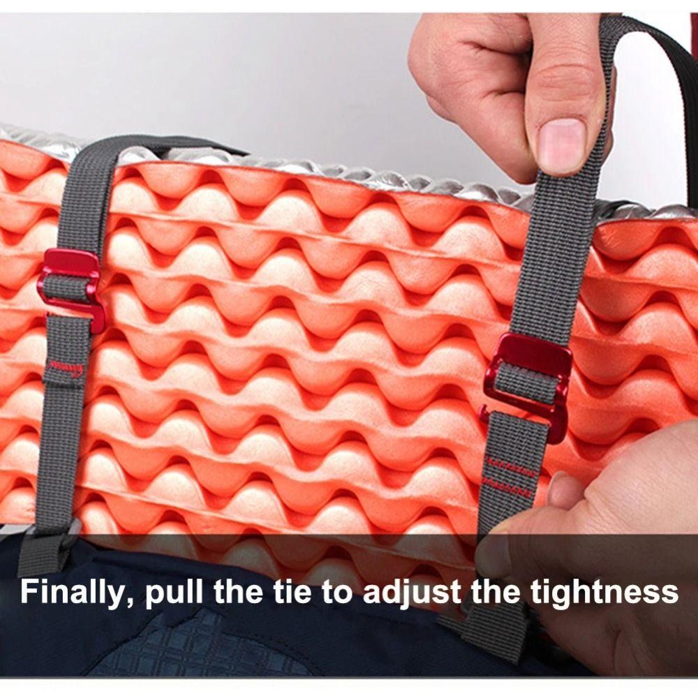 Quick Release Hook Nylon Tape Rope Tension Belts Cargo Straps Tie-Down Belt Hiking Climbing