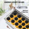 Water Bath Canner, 15 Quart Stove Top Canner Pot, Boiling Water Canners with 2 Canning Racks, 304 Food Grade Stainless Steel Large Stock Pot, Flat