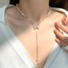 1pc Adjustable Tassel Necklace Sparkling Butterfly Pendant Elegant Upgraded Jewelry for Daily Wear Weddings Gift for Friend