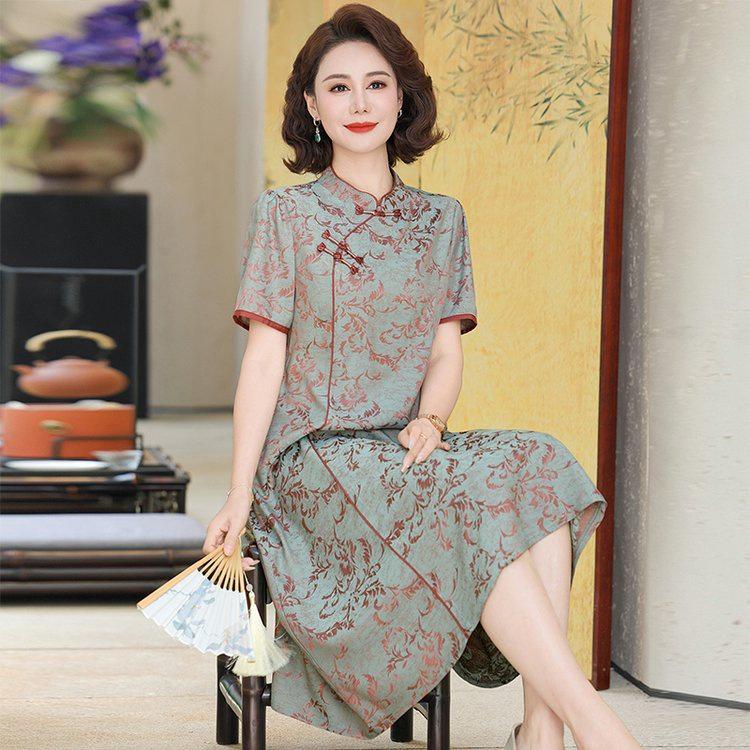 2026 Fashionable Summer Dresses for Middle-Aged and Elderly Women - Elegant, Age-Reducing Styles for Moms