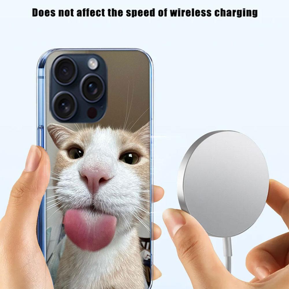 Pet Cat Funny Memes Clear Phone Case For Iphone 17 Air 16 Pro Max 15 Pro 14 Plus 17E 16E 11 13 12 Mini Cover Cases Fundas Cell T