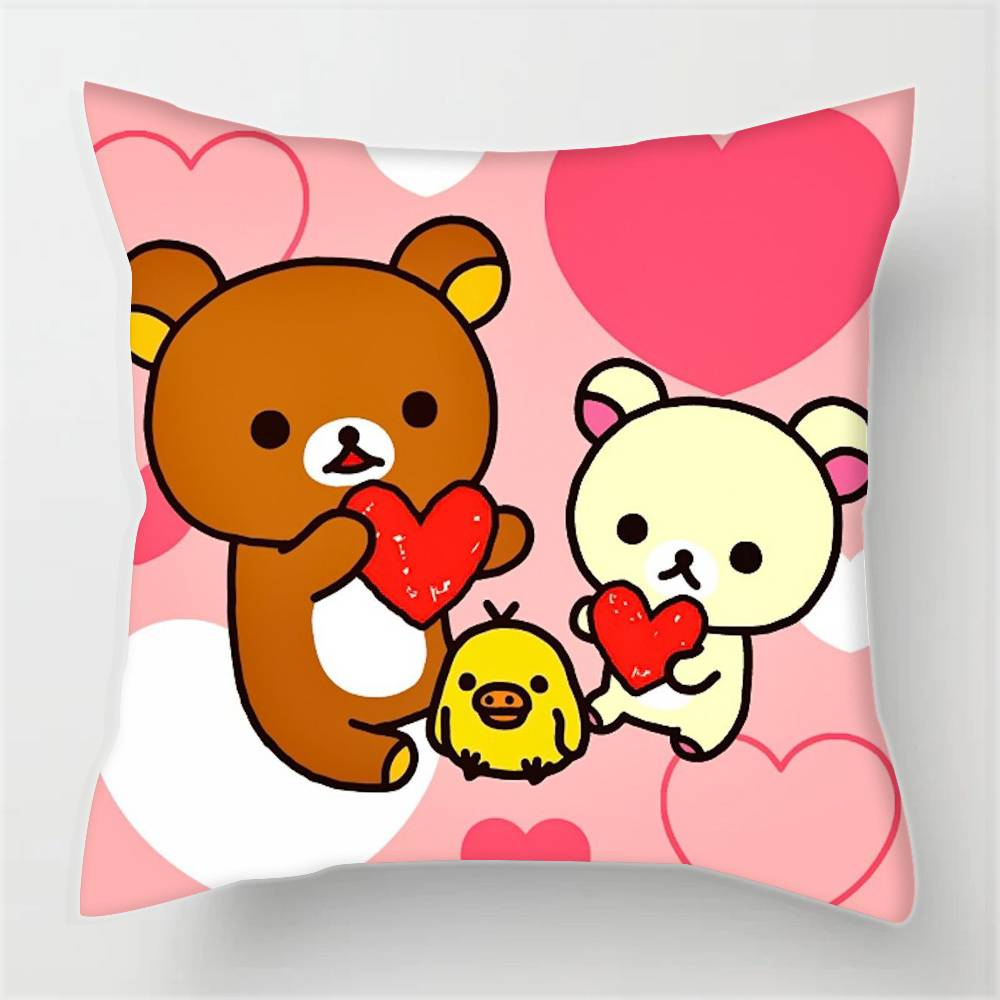 Cartoon R-ilakkumas Cute Pillowcases cushion covers living room sofas home decor gifts