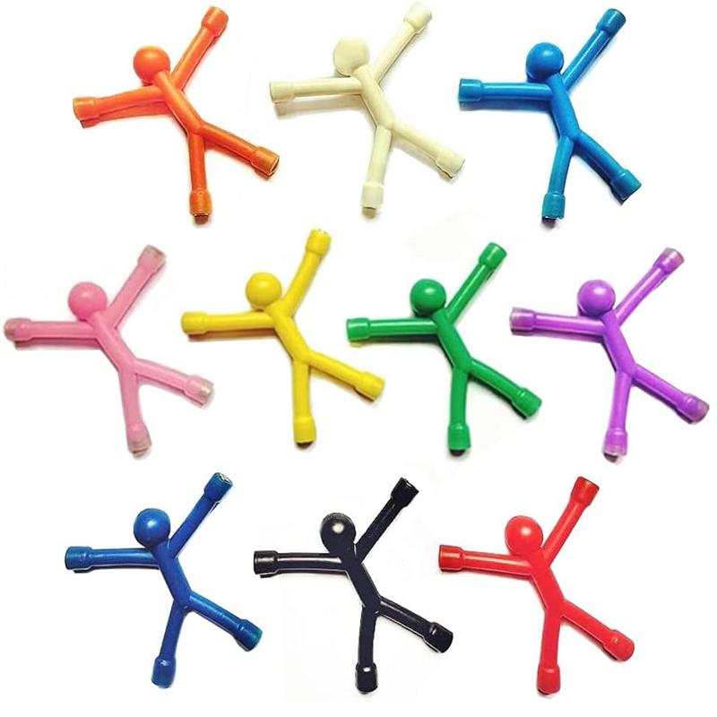 

10Pcs Novelty Mini Man Magnet Funny Things Gifts Toys For Kids Adult Refrigerator Door Office Home And Student Classroom Prizes OneSize