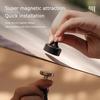 Camping Magnetic Hook Heavy Duty Aluminum Alloy Detachable Outdoor Canopy Camping Tent Canopy Lantern Light Kettle Hanging D-ring Buckle Hanger