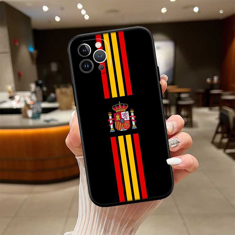 RE54 Spain Flag New High-End Shell Phone Case for Xiaomi Poco F8 M4 M5 M6 M7 X3 X6 X7 Pro GT NFC Ultra