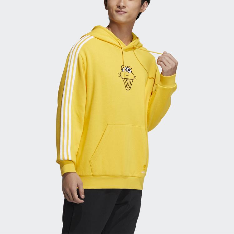 Adidas Neo X Sesame Street Společný Značkový Zesílený Sportovní Mikina Pánská Mikina Žlutá HD7301