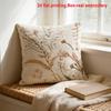 1 Pezzo Copricuscino Decorativo con Fiori Selvatici Neutri, Stampa Bidimensionale Double-Sided Morbido Poliestere Custodia per Cuscino per Decorazione Divano Casa Camera da Letto Auto