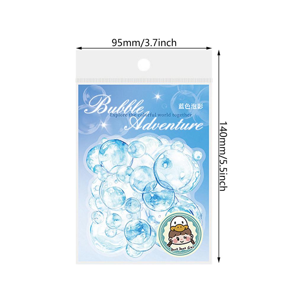 Bubble Sticker Self Adheisve PET Sticker Decorative Sticker for Scrapbooking Journal Planner Phone Case Photo Album