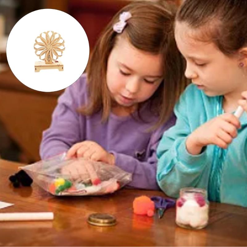 Educational DIY Experiment Set for Kids Building a Model To Understand Human Eye Principles In Science Class Activity