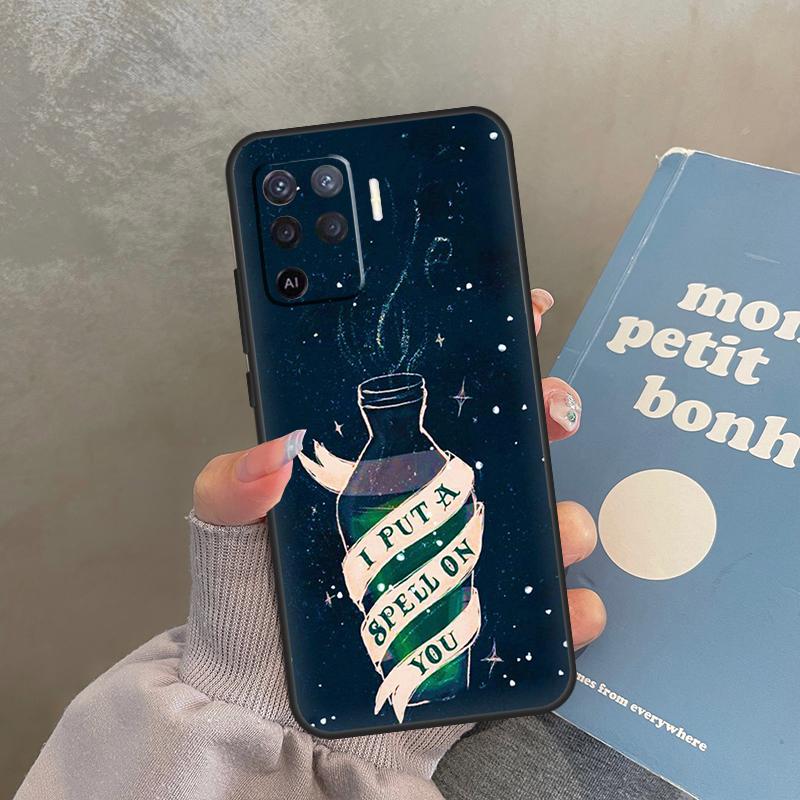 

Ведьмовской Гот Магический Чехол Для Oppo A60 A40 A80 A18 A38 A58 A78 A98 A16 A76 A96 A15 A17 A77 A74 A94 A54 A57S Обложка OPPO A60 5G