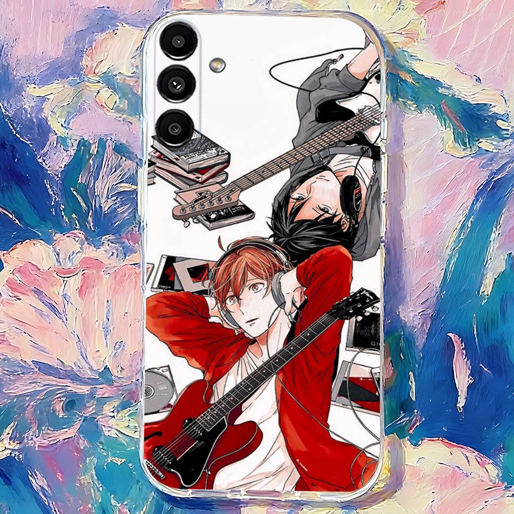 G-Given Yaoi Anime Clear Phone case suitable for  Samsung S30,S25,S24,S23,S21,S22,S20,S10,5G,FE,lite,PIus,Ultra Transparent