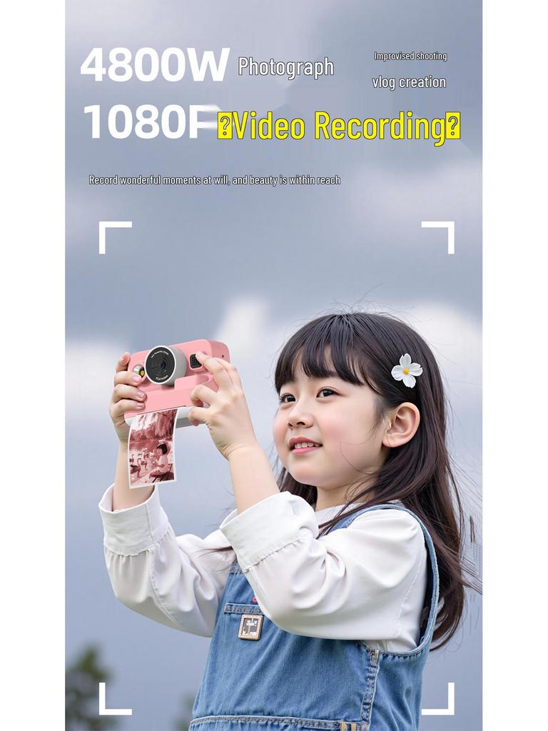 Polaroid Kinder Digitalkamera & Sofortdrucker - Pädagogisches Geburtstagsgeschenk Spielzeug
