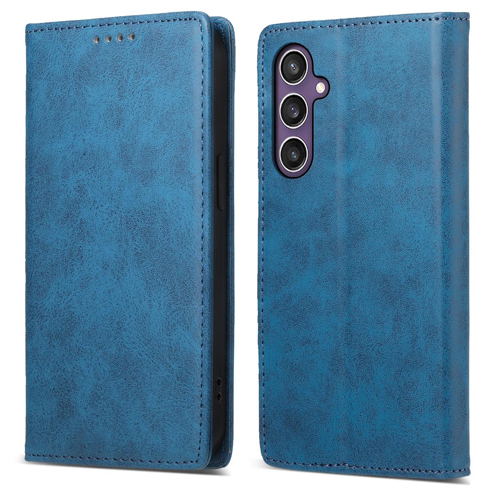 DF-05 For Samsung Galaxy S25+ Wallet Case RFID Blocking PU Leather Phone Cover