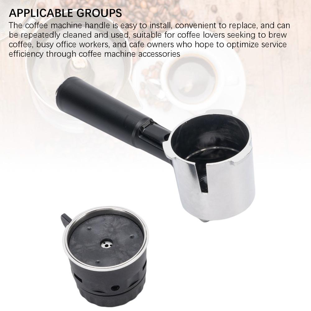 Ergonomic Grip Coffee Machine Handle 51mm Compatible Coffee Pods Handle  Coffee Brewing