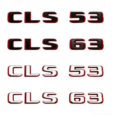 2024 New Style Two Tone Letters Numbers Emblem CLS53 CLS63 for Car Fender Trunk Rear C257 Sticker