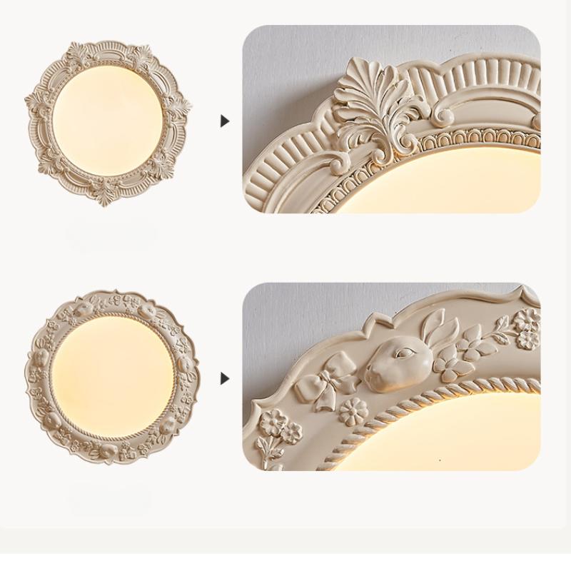 Retro Lampa Sufitowa Gipsowy Relief Artystyczny Balkon Sypialnia Światło Nowoczesna Minimalistyczna Lampa Wisząca