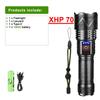 High Powerful Flashlight Super Bright XHP70 Flashlight Zoomable Torch Outdoor Camping Lantern