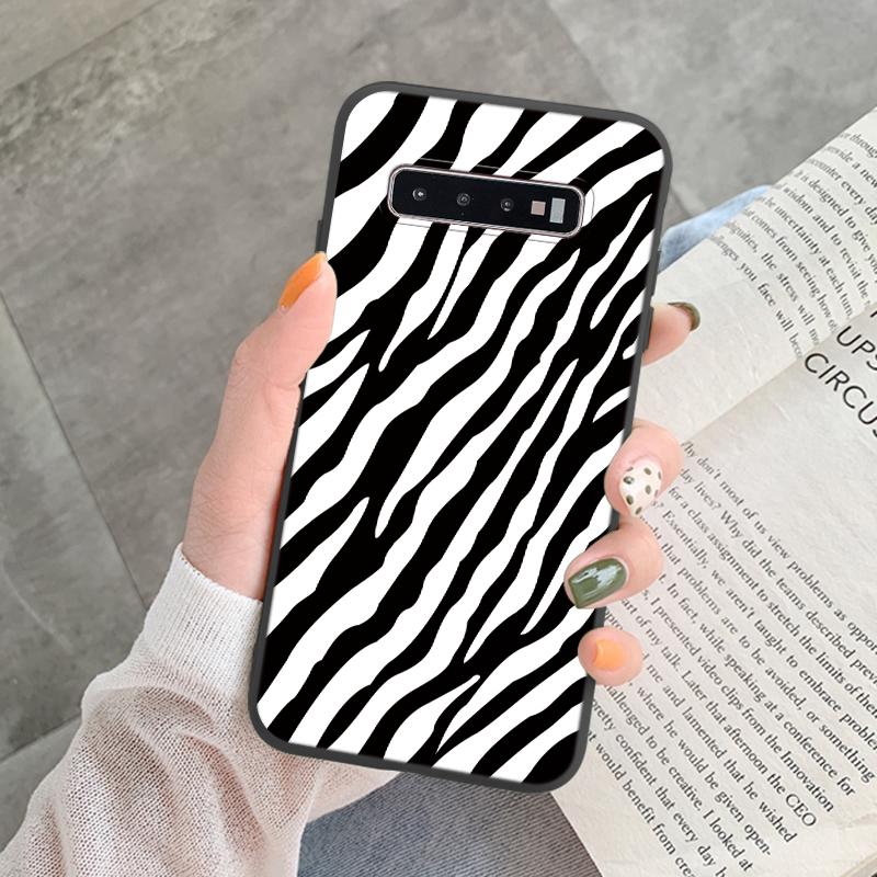 Coque Pour Samsung Galaxy S10 Plus S 10 S10E Housse Fleur Feuille Cœur Silicone Souple Fundas Pour Samsung S10 S10e Coque Mode Coquille