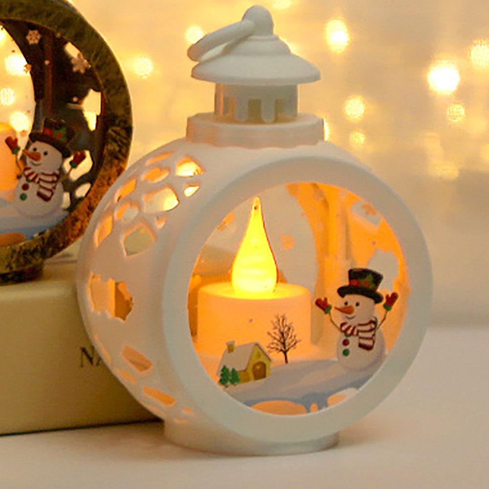 

NEW Christmas LED Lights Decoration Festival Round Lantern Christmas Gift