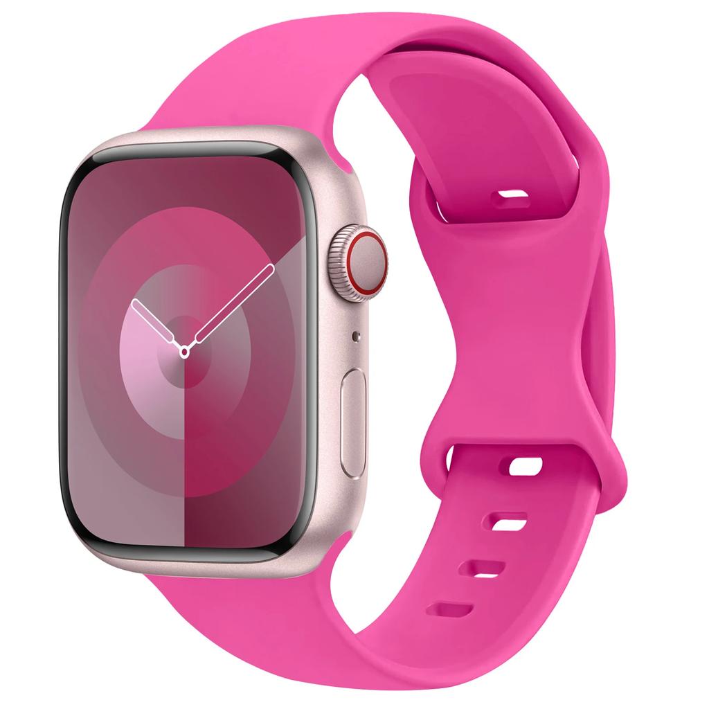 Silikonarmband für Apple Watch Band 45mm 44mm 41mm 40mm 42mm 46mm ultra 49mm Sportarmband correa series 11 7 8 9 10 4 3 5 6 se