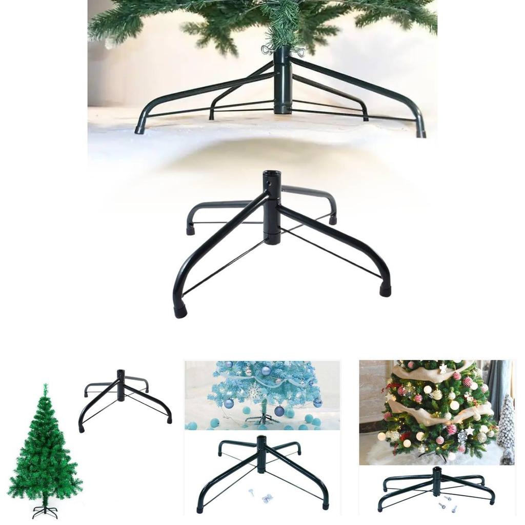 Tiefgrüner Weihnachtsbaumständer Metallrahmen Für Feiertagsdeko Mit 35cm Durchmesser