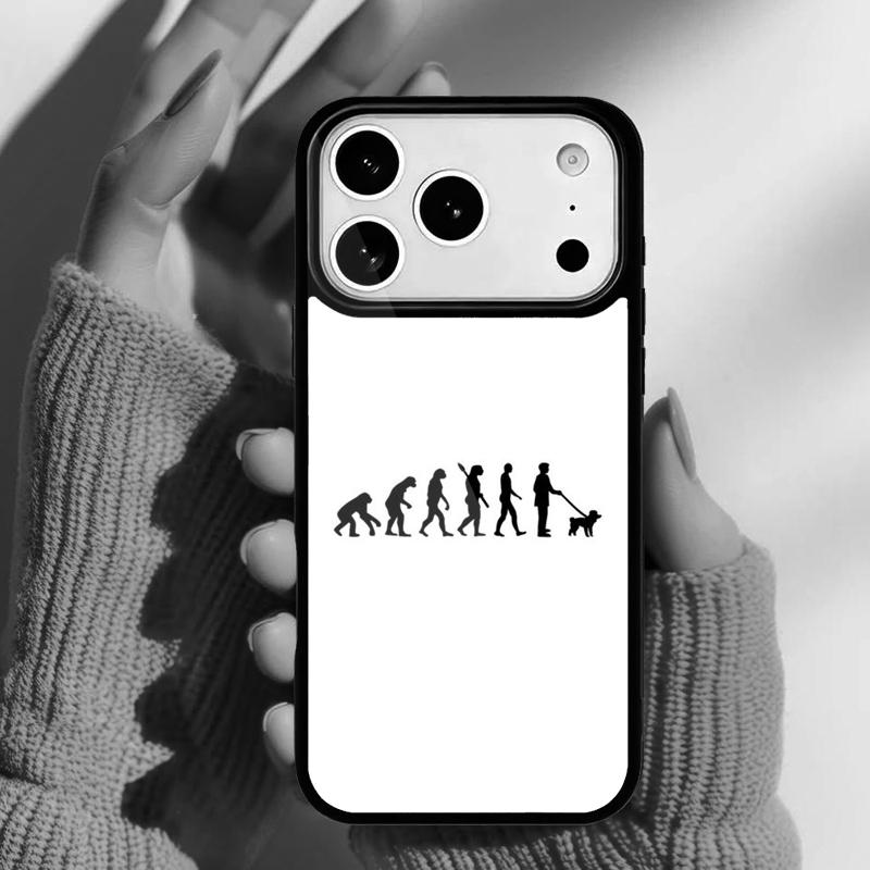 Life Is Better With A Poodle Silhouette Phone Case for iPhone 17 16 15 14 13 Pro Max Back Cover for 12 11 Pro Coque