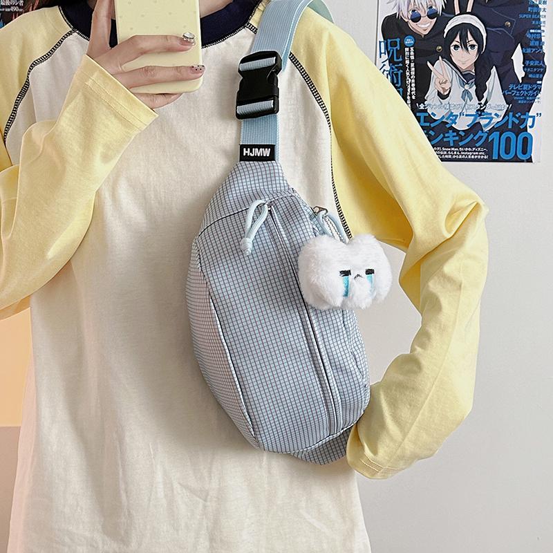 Women's Mobile Phone Bag Student Shoulder Crossbody Bag Sports Chest Bag