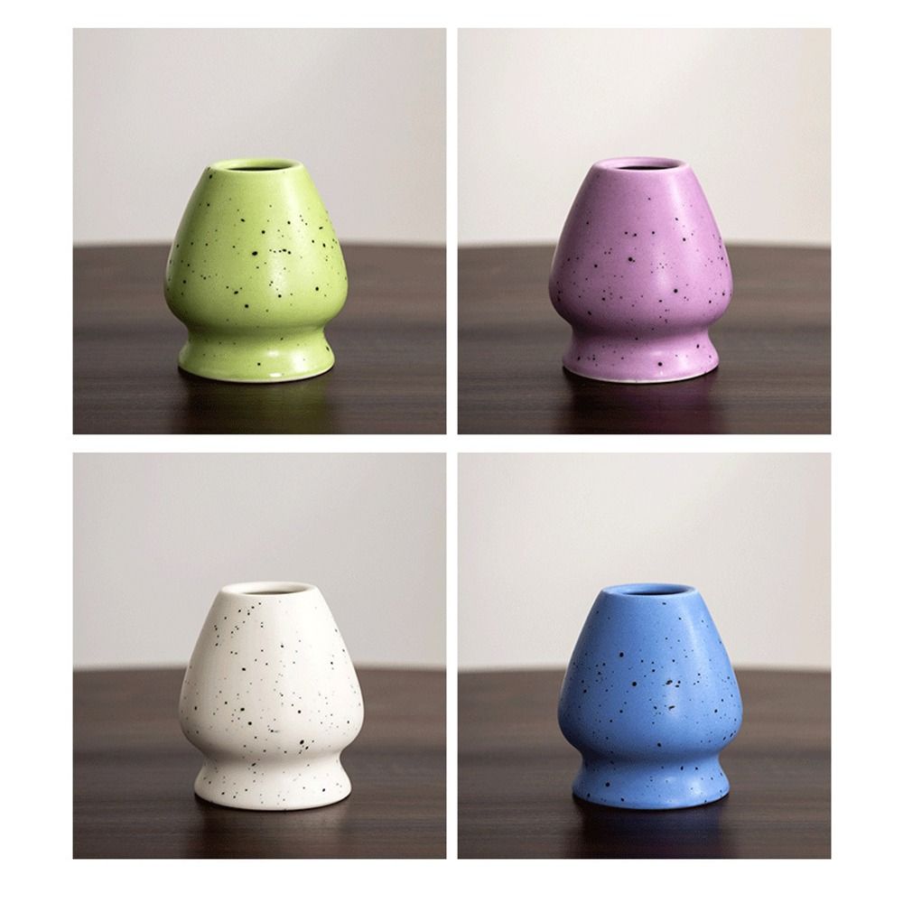 Smooth Matcha Whisk Stand Sand Dot Green Tea Maker Cup Matcha Bowl Set  for Tea Set Accessories