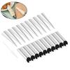 20pcs Stainless Steel Reusable Baking Molds Bonus Brush Easy Clean Multi Shape Baking Molds Set