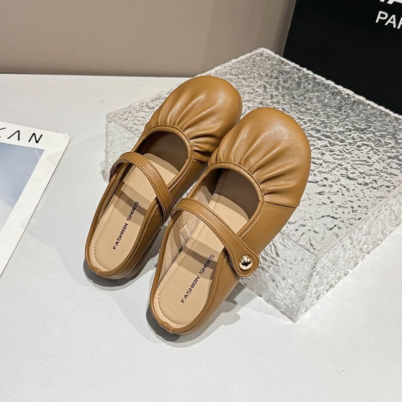 

Баотоу, ракушечная голова, полушлепки на одной ноге, не устаешь, праздничный сказочный ветер, полушлепки на другой 40 светло-коричневого