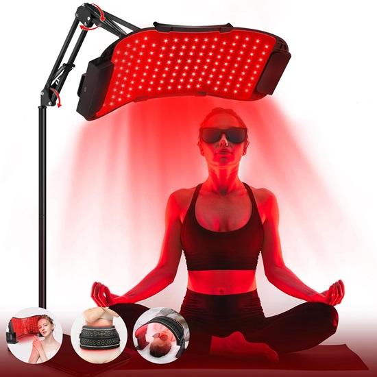 Multifunction Red Light Therapy for Body and Face, 850nm Therapy LED Mask Facial Body Beauty Equipment for Skin Care At Home, Without Stand