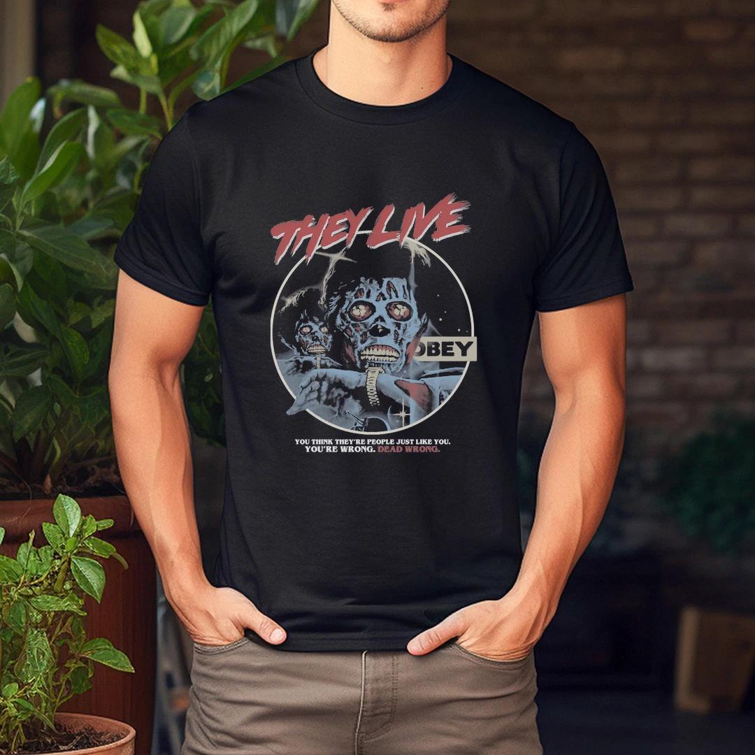 They Live John Carpenter Horror T-Shirt S