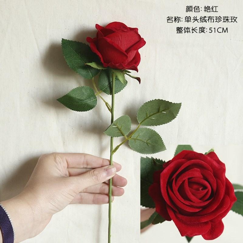 Artificial Flowers Silk Roses Festival Home Vase Decor Wedding Bridal Bouquet Outdoor Garden Bonsai Arch Holiday Party Diy Gifts