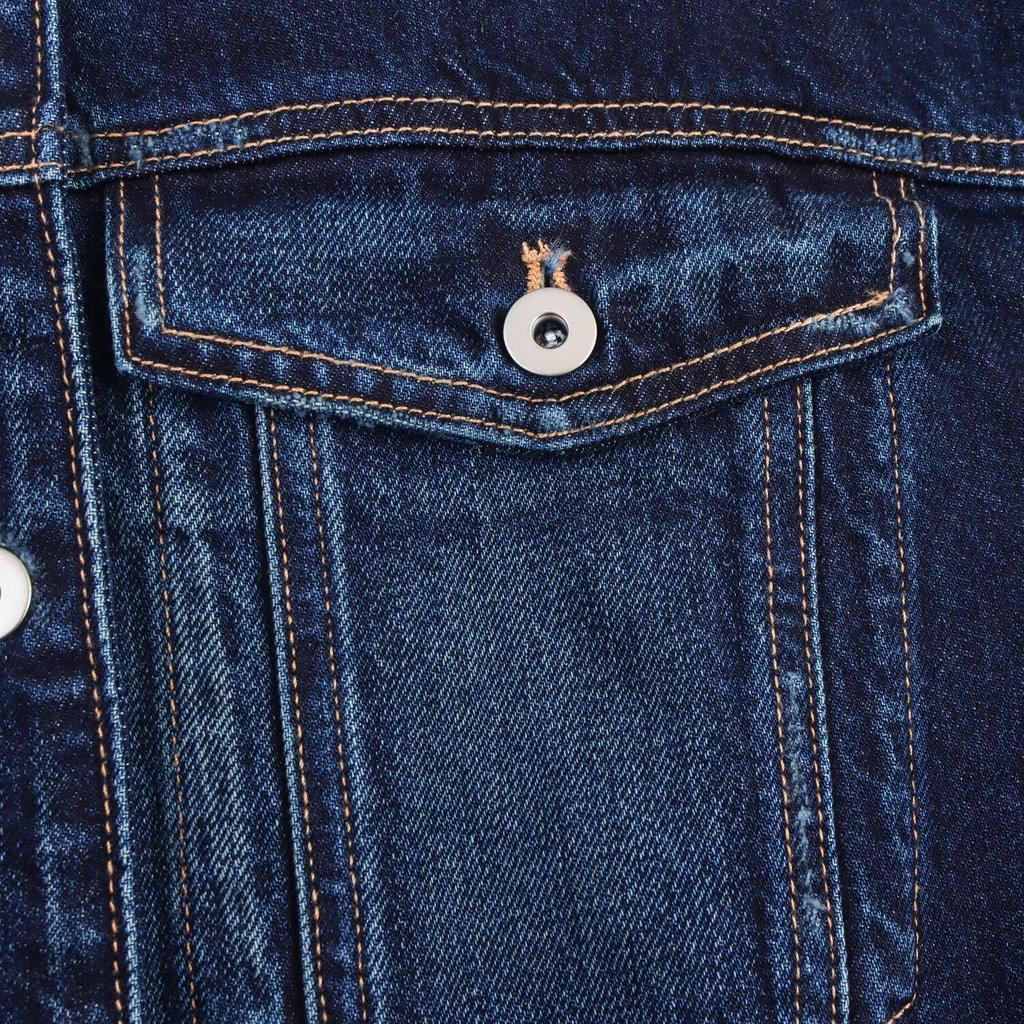 European Style 2025 Women's Single-Breasted Mid-Length Denim Jacket