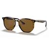 Ray-Ban Polarized Sunglasses Horn-rimmed RB 4306 F (54) 710/83 Leopard Print Polarized (Officially Imported by Luxottica)