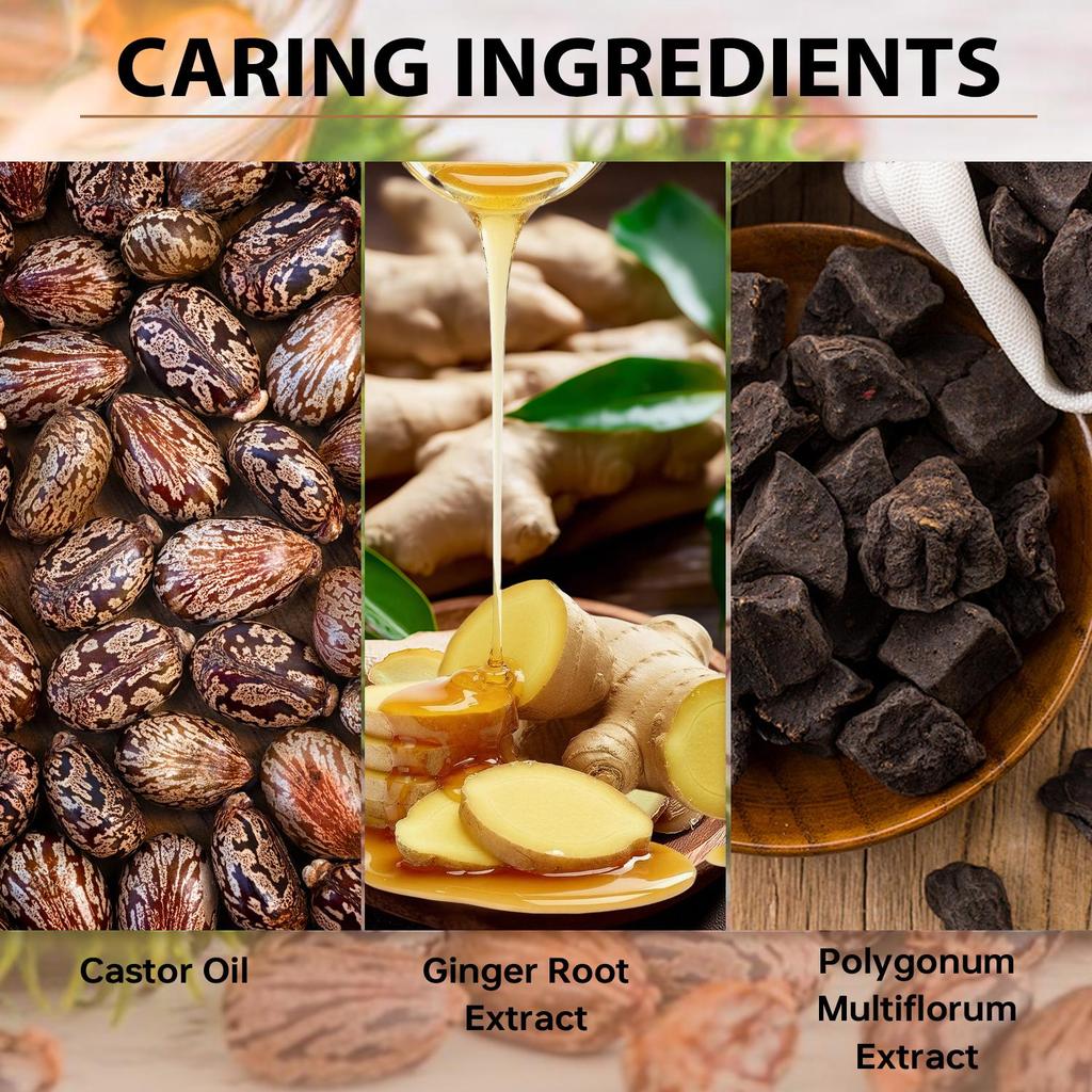 Castor Oil Hair Shampoo-Strengthens Hair, Improve Scalp Health-Make Hair Pliable And Shiny-Suitable For All Hair Types, 150ml