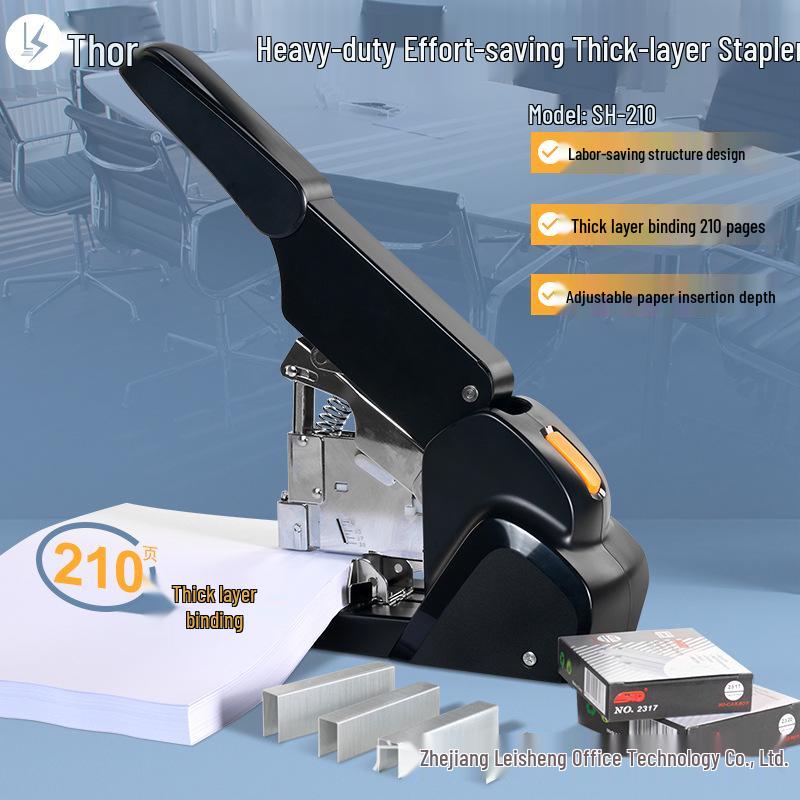 Thor Large Heavy-Duty Staples, Effort-Saving Stapler for 210-Page Thick Books & Coated Paper, Office Use. 1718051021