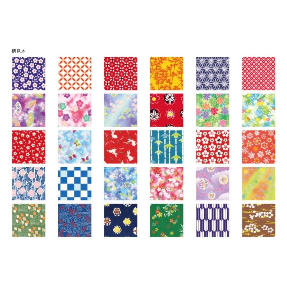 Showa Grim Origami 30 Patterns Washi Chiyogami Paper 75mm Craft Supplies