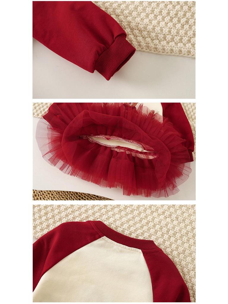 Autumn & Winter Kids' Dress: Girls' Birthday Party Princess Fairy Skirt