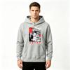 Men Anime Printed Pullover Hoodie, Pain Character Graphic Casual Long Sleeve Sweatshirt for Daily Wear