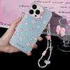 Zhitai Frosted Laser Mobile Case for iPhone 14 Pro and Huawei Mate 60 with Bracelet