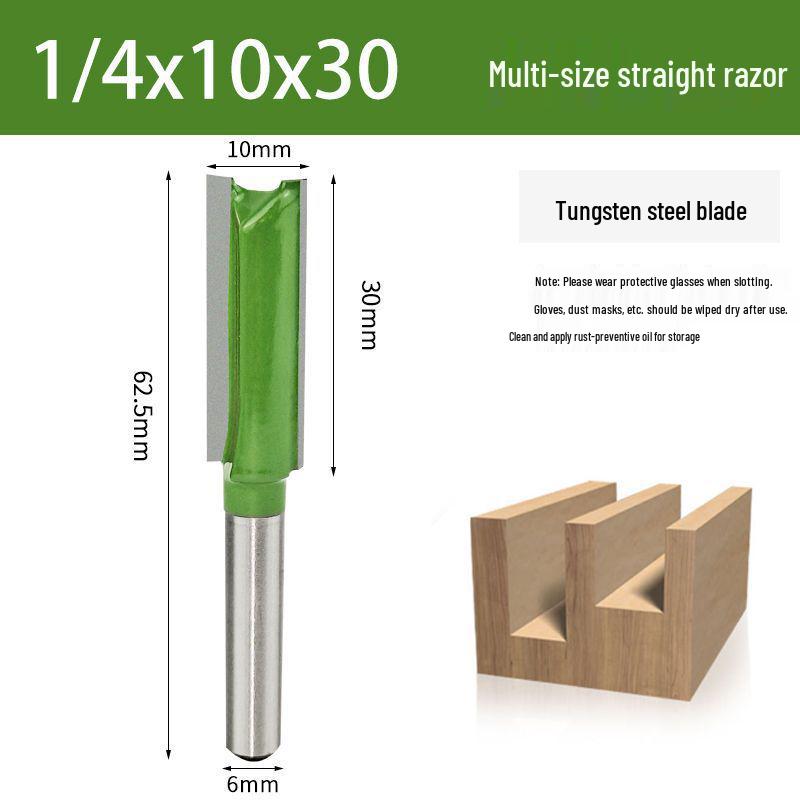 Wolframstahl Einseitiger Nutfräser für Holzbearbeitung, Scharf und Langlebig mit Rundschaft