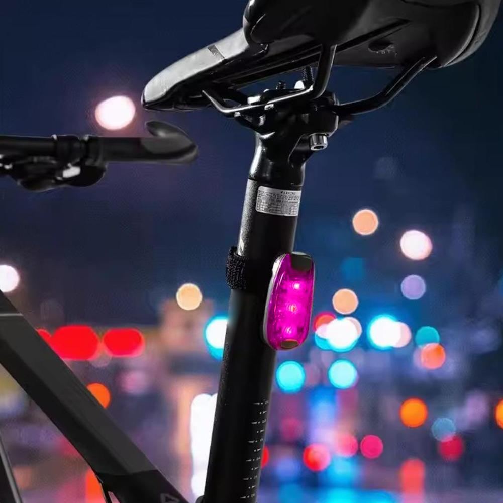 3 szt. Mini lampka tylna LED do motocykla, zewnętrzna, do jazdy nocnej, wodoodporna, lampka na ramię, klips tylny, lampka na kask, lampka ostrzegawcza nocna, lampka na plecak