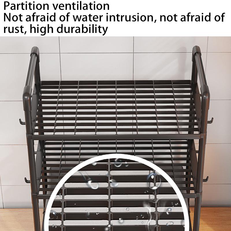 1 Set Of Multifunctional Thickened Household Kitchen Microwave Storage Rack, Microwave Seasoning Storage Rack