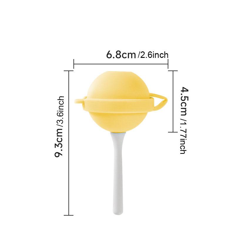 Silicone Lollipop Ice Pop Mold: 4 Set Colorful DIY Sphere - Creative Frozen Treats for Summer Parties Kids