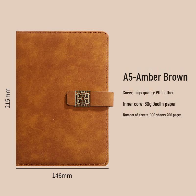 A5 Customizable Buckle Business Notebook with Logo