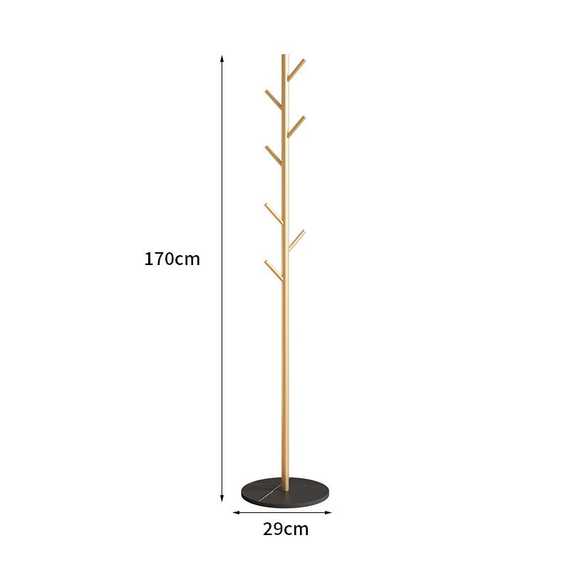 Elegantní kovový stojan na oblečení a úložná police na podlahu do ložnice a obývacího pokoje