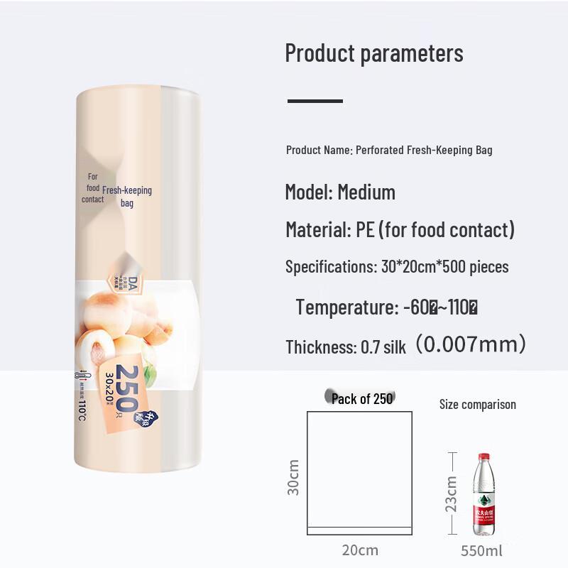 NHZHIW Thickened Food Storage Bags